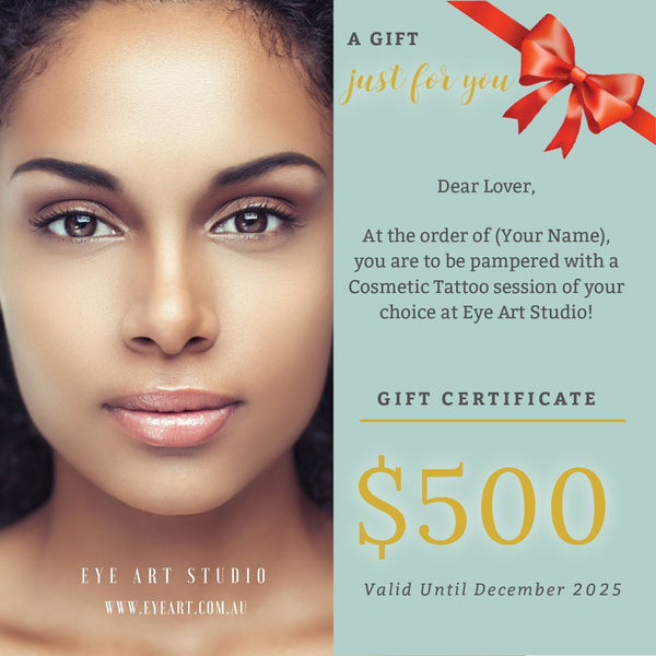 Eyebrow Microblading Gift Certificate